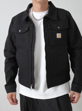 Carhartt 105748春秋薄款美式休闲翻领帆布工装夹克24新款