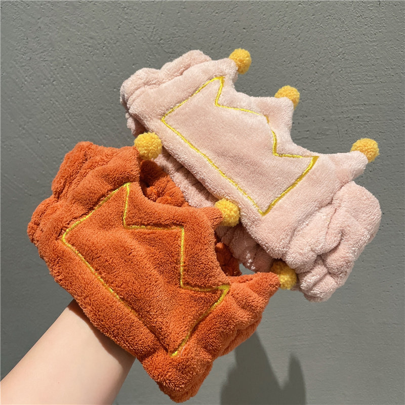 皇冠造型宽边洗脸发带柔软简约风