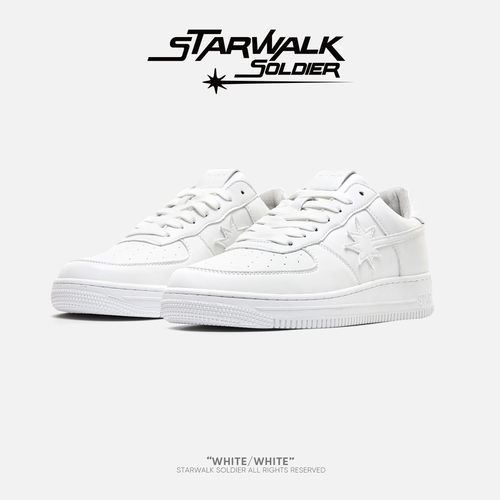starwalk纯白流星鞋小白鞋