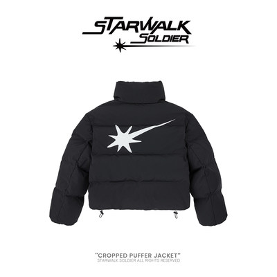 starwalk短款撞色羽绒服