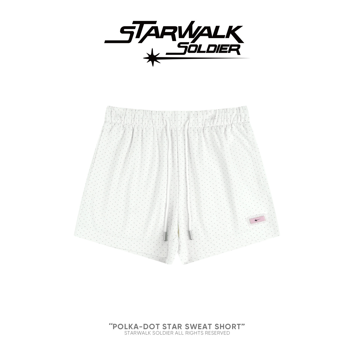 STARWALK SOLDIER星星印花波点短裤棉质宽松舒适居家睡裤可外穿女