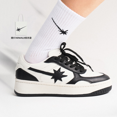 STARWALK黑色厚底休闲鞋