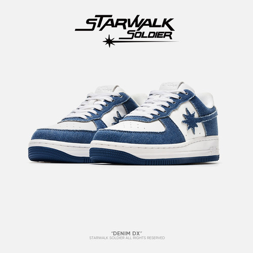 starwalk牛仔蓝流星鞋