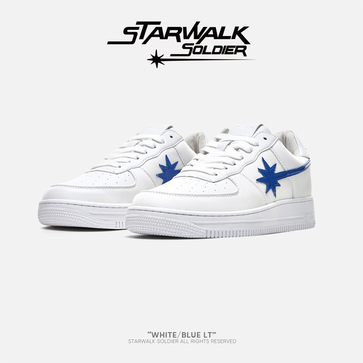 STARWALK SOLDIER BLUE/WHITE 白蓝流星鞋潮个性