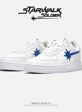 STARWALK SOLDIER BLUE/WHITE 白蓝流星鞋个性休闲星星板鞋男女款