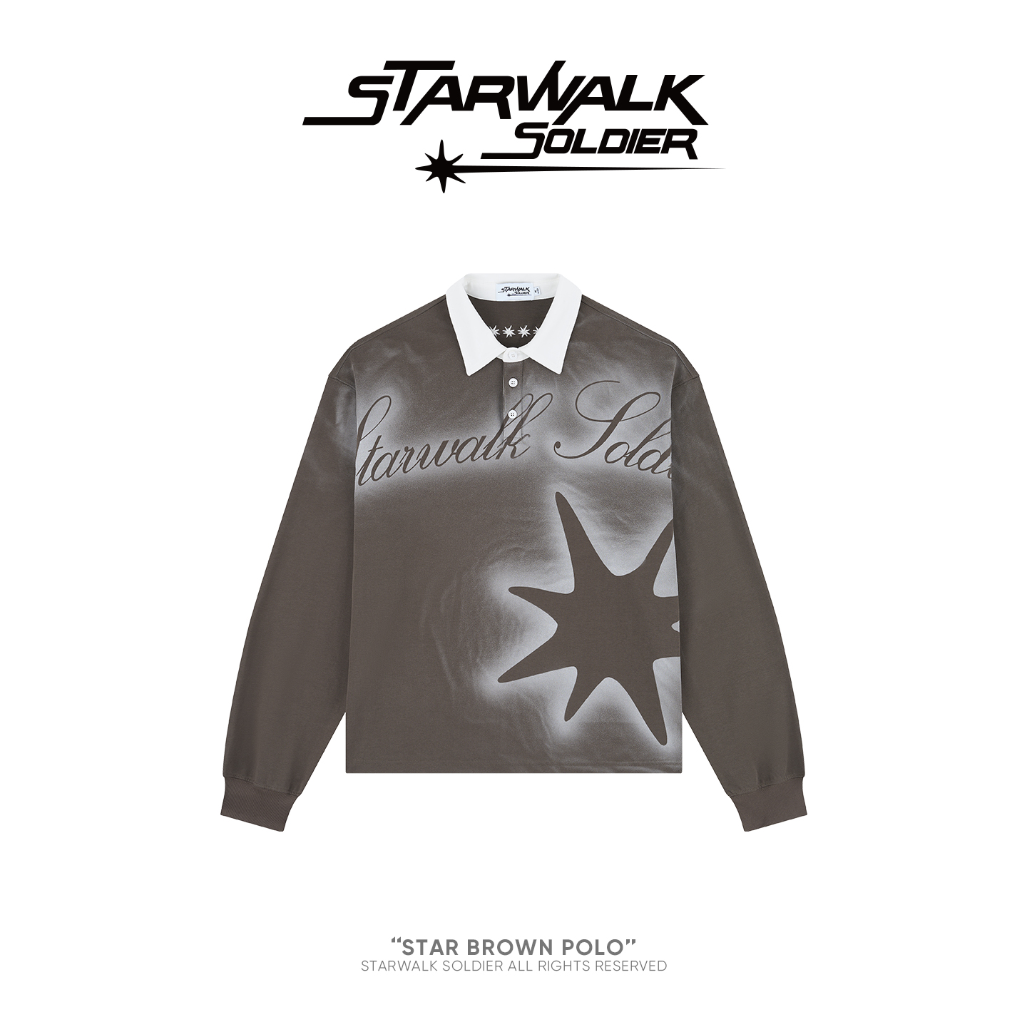 STARWALK流星撞色polo衫