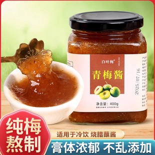果酱果泥果膏烧鹅烤鸭叉烧蘸酱酸梅酱 无添加剂 白叶梅青梅酱 罐装