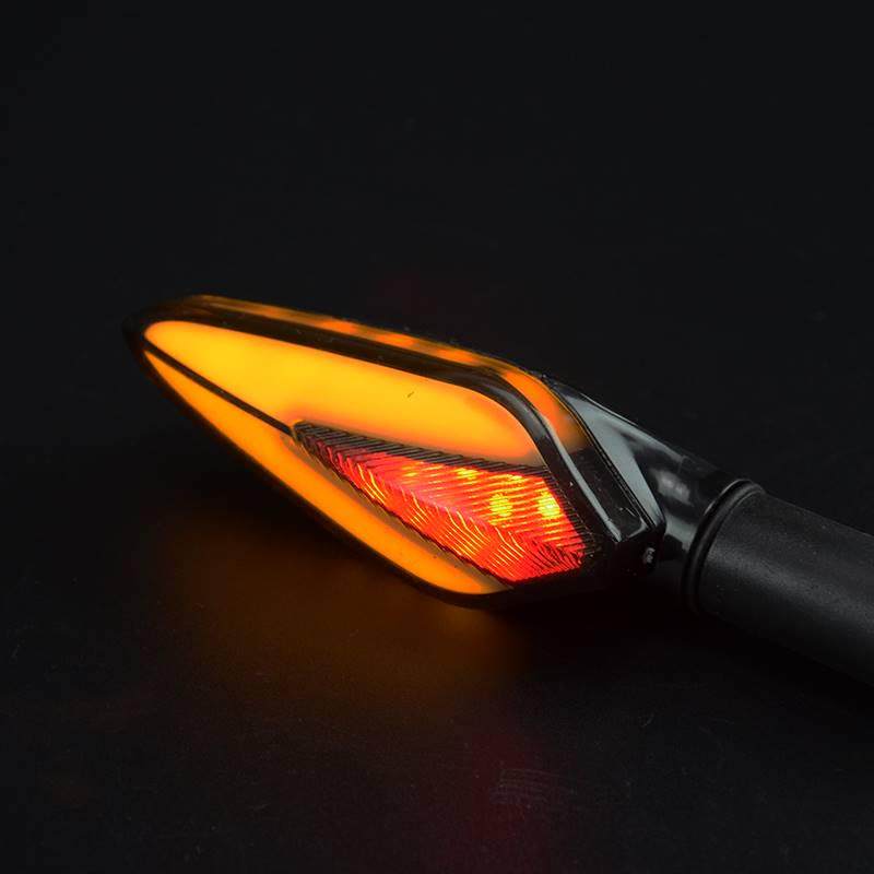 春风150nk改装led转向灯信号灯黄龙3/600摩托车配件12v通用转弯灯