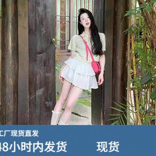 2026新款甜美小清新学院风JK制服洋装子迪士尼穿搭两件式套装女夏