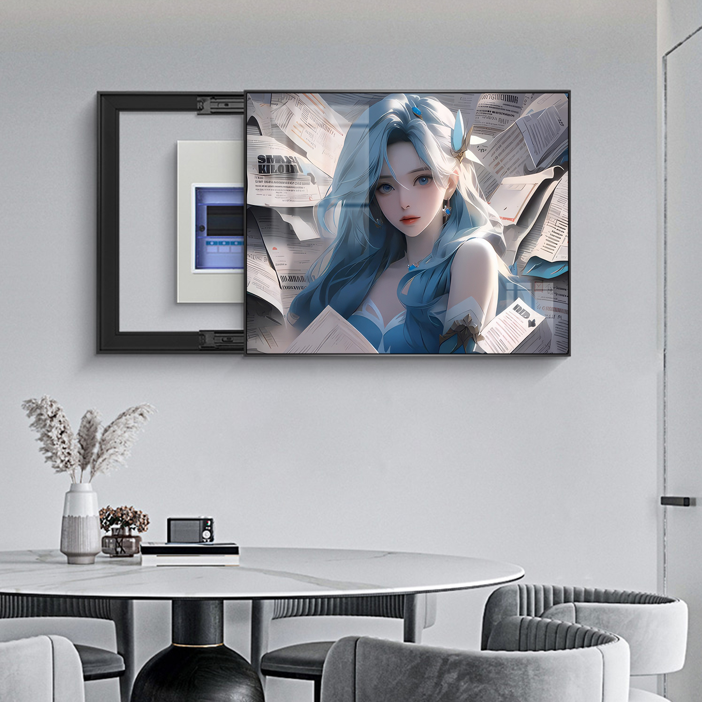 金克丝美女挂画英雄联盟电箱壁画