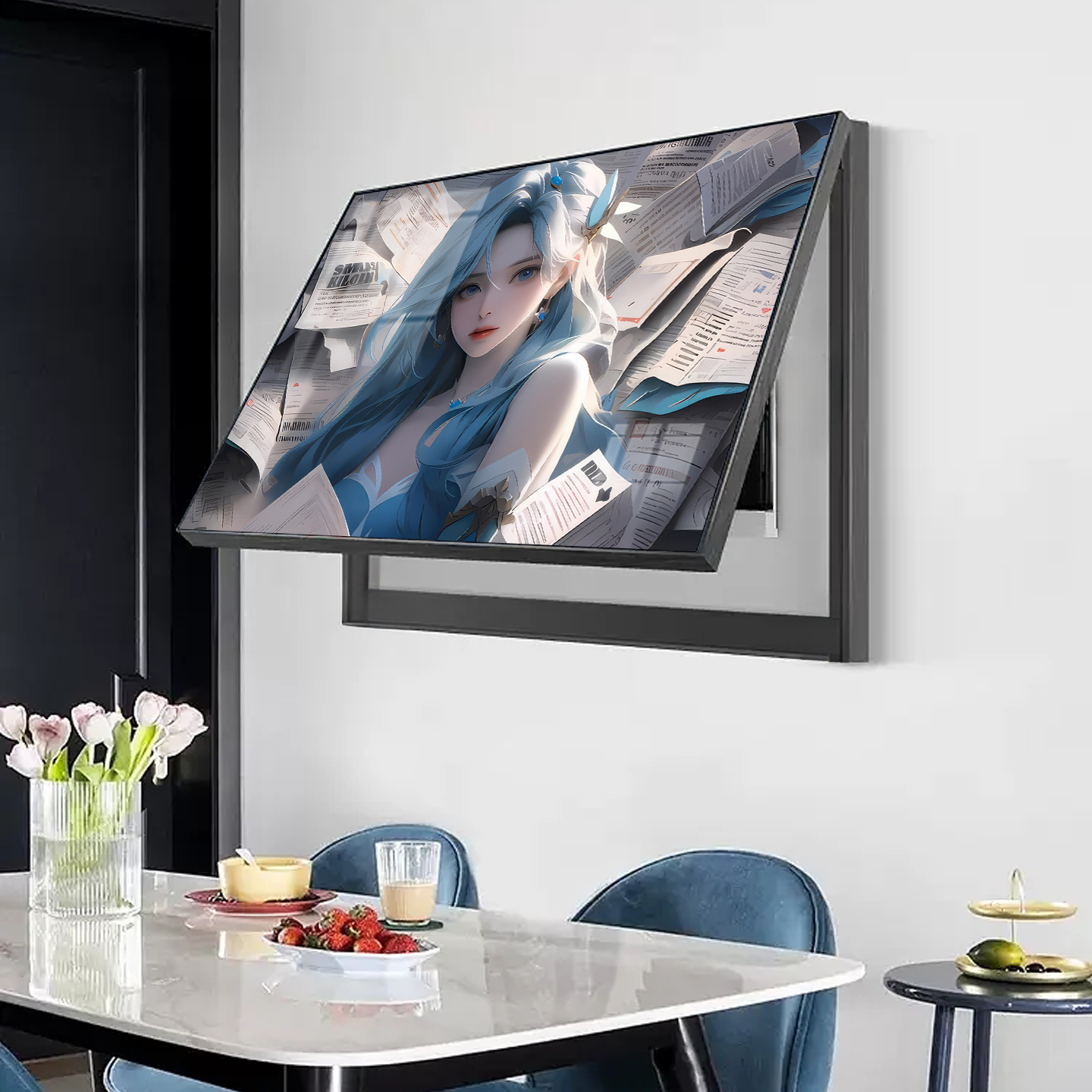 金克丝美女挂画英雄联盟电箱壁画