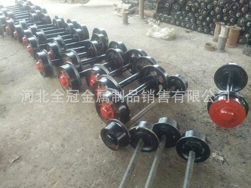 矿车轮厂家 现货供应 轨道矿车轮对 钢轨轮子 滚轮 铁路轨道轮