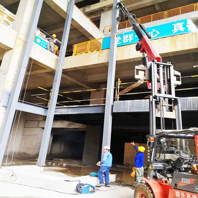 供应8吨10吨叉车飞臂起重机 叉车门架折臂吊 安装叉车吊臂