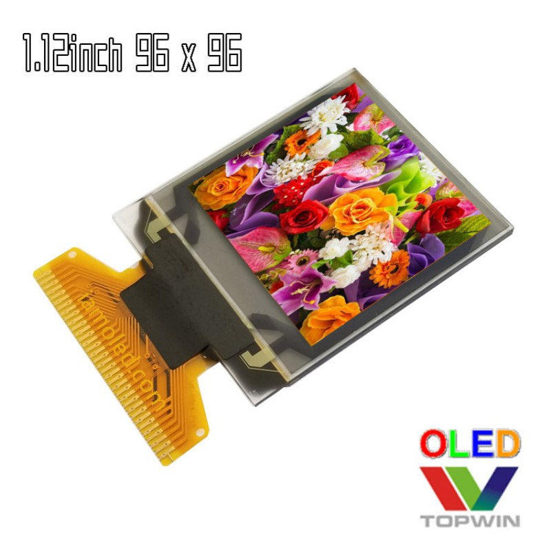 1.12寸彩色1.1寸oled液晶1.0寸拓微9696TDDJG02方屏1.2英寸topwin