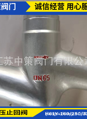 H61Y-200C H61Y-250C H61Y-320C 高压止回阀 锻钢电站焊接止回阀