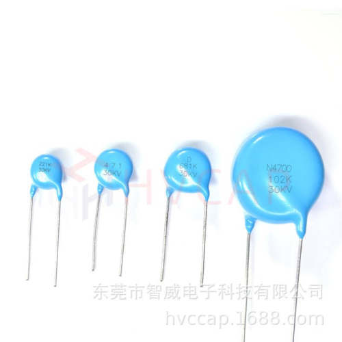 超高压陶瓷电容14K 30KVSL 14PF 10%蓝色直插HVCAP智威