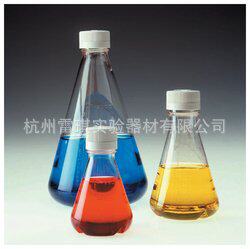 Nalgene 4113-2000底部带挡板一次性锥形瓶2000ml 无菌 现货