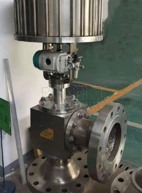 气动高压角式调节阀ZJHS 角型铸造法兰锻造高温焊接 欣弘阀门