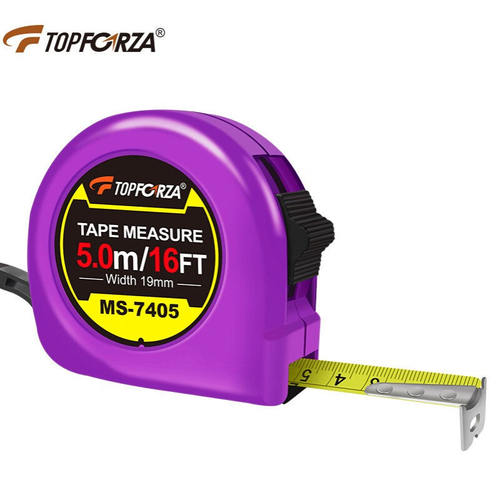 拓伏锐TOPFORZA卷尺5米自锁钢卷尺耐摔伸缩尺米尺公英制5mx25mm