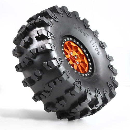 红蜘蛛出品AXIAL D1/10山羊TRX-4攀爬胎管架攀爬 2.2寸猪笼胎勇士