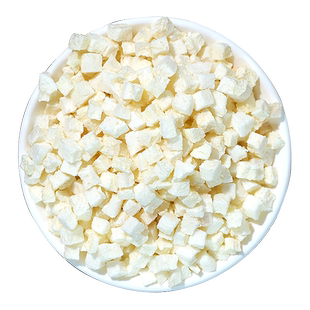 冻干雪梨丁碎粒蛋糕装饰烘焙奶茶无添加糖商用水果脆干梨片干片