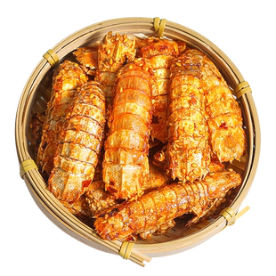 香辣皮皮虾麻辣虾干即食虾仁大虾干螃蟹怀旧零食小海虾海蟹下酒菜