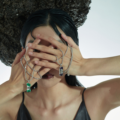 万有引力系列黑洞项链原创设计