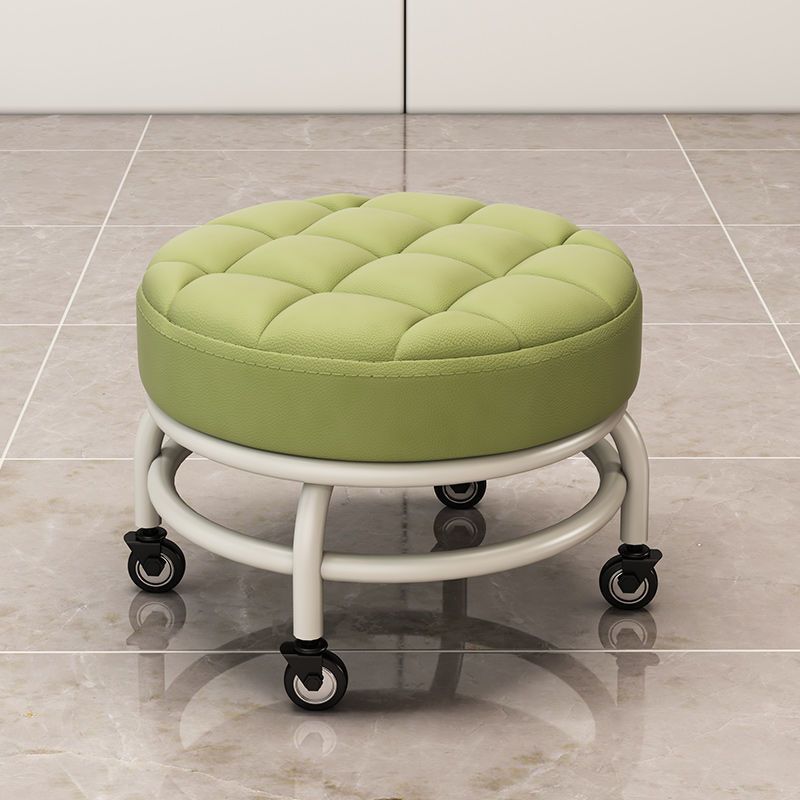 滑轮矮凳带万向轮小凳子家用美缝儿童学步换鞋擦地茶几宝宝桐安画