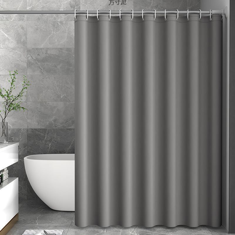 浴室浴帘加厚浴室帘子淋浴帘卫生间窗帘隔断帘宿舍洗澡帘一件