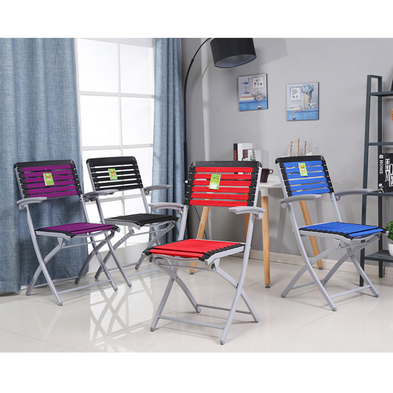 健康办公麻将靠背椅扶手餐椅棋牌折叠椅椅家森之光橡筋包邮