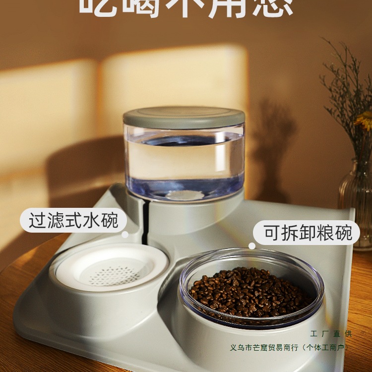 狗狗饮水机猫自动喂食器狗喂水猫咪喝水流动水不插电水壶宠物用品