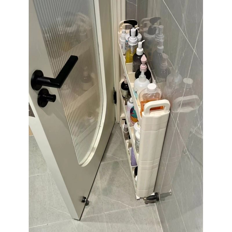 窄缝置物架10收纳小推车浴室边缝隙收纳厨房门后收纳架储独立站