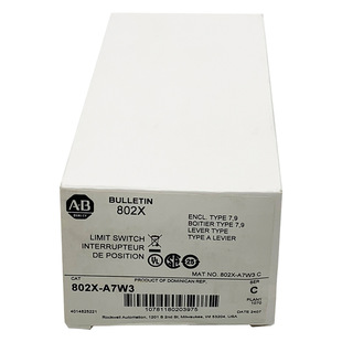 802X A7W3限位开关罗克韦尔全新802XA7W3