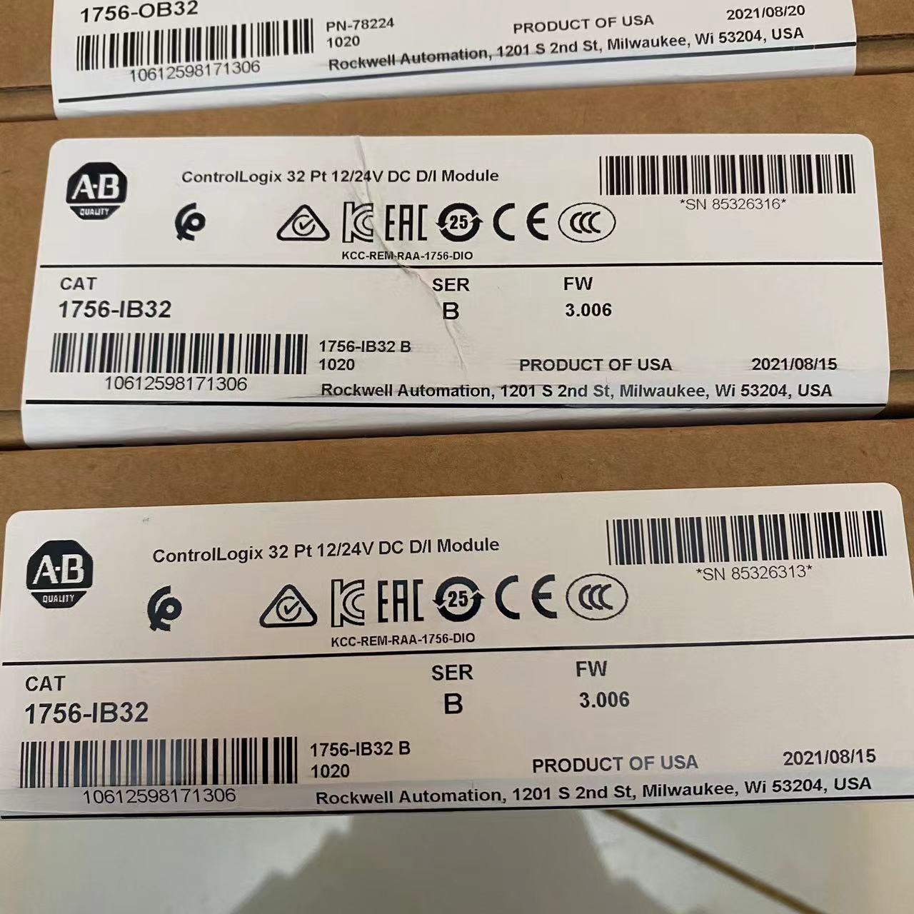 1769-L31 1785-L4015 1756-IB32 罗克韦尔 Allen-Brley 模块