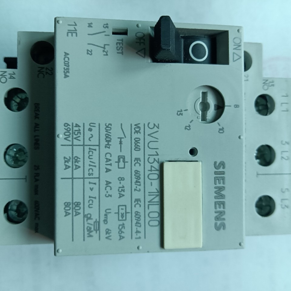 全新原装进口马达开关3VU1340-1NL00  8-13A议价