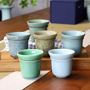 龙泉云骏青瓷茶漏茶滤陶瓷过滤网茶具陶瓷茶道配件茶隔哥窑冰裂纹