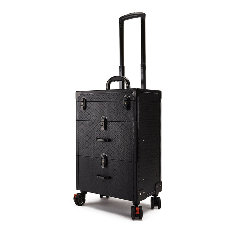 纹绣师专业手提化妆拉杆跟妆箱外出上门高档美容美睫美甲工具箱子