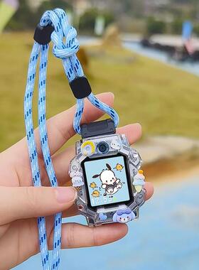 尼龙编织套绳适用小天才电话手表z9挂脖Z8Z7挂绳Z6Adiy保护壳Q1D3