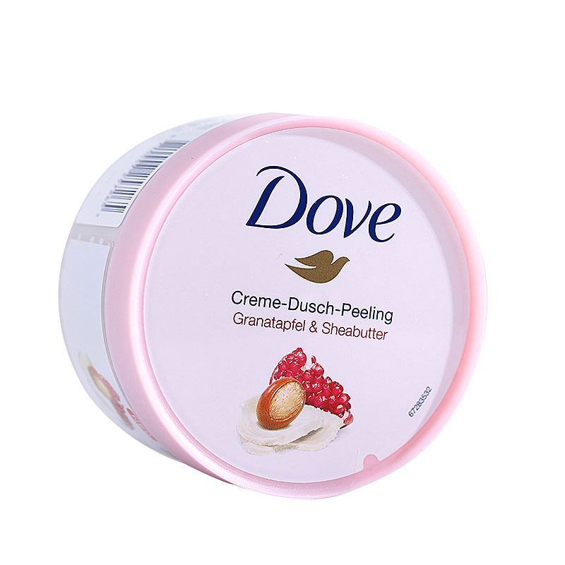 。。。多芬身体滋润磨砂膏 石榴籽和乳木果香型 去角质光滑肌肤香