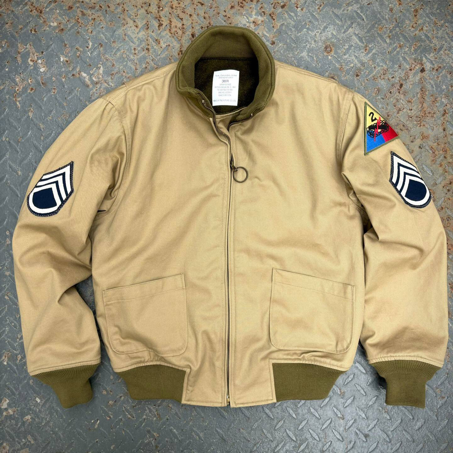 狠货羊毛内里狂怒第二炮兵部队TANK JACKET坦克部队夹克 日单