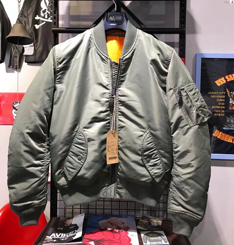 冬款羊毛毡日产MA1飞行夹克 天花板级辅料Conmar拉链机车棉服外套