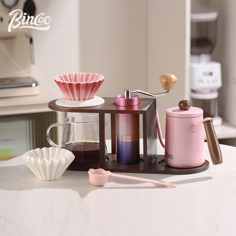 Bincoo手冲咖啡壶器具套装手磨冲泡咖啡机手摇研磨机滤杯分享壶