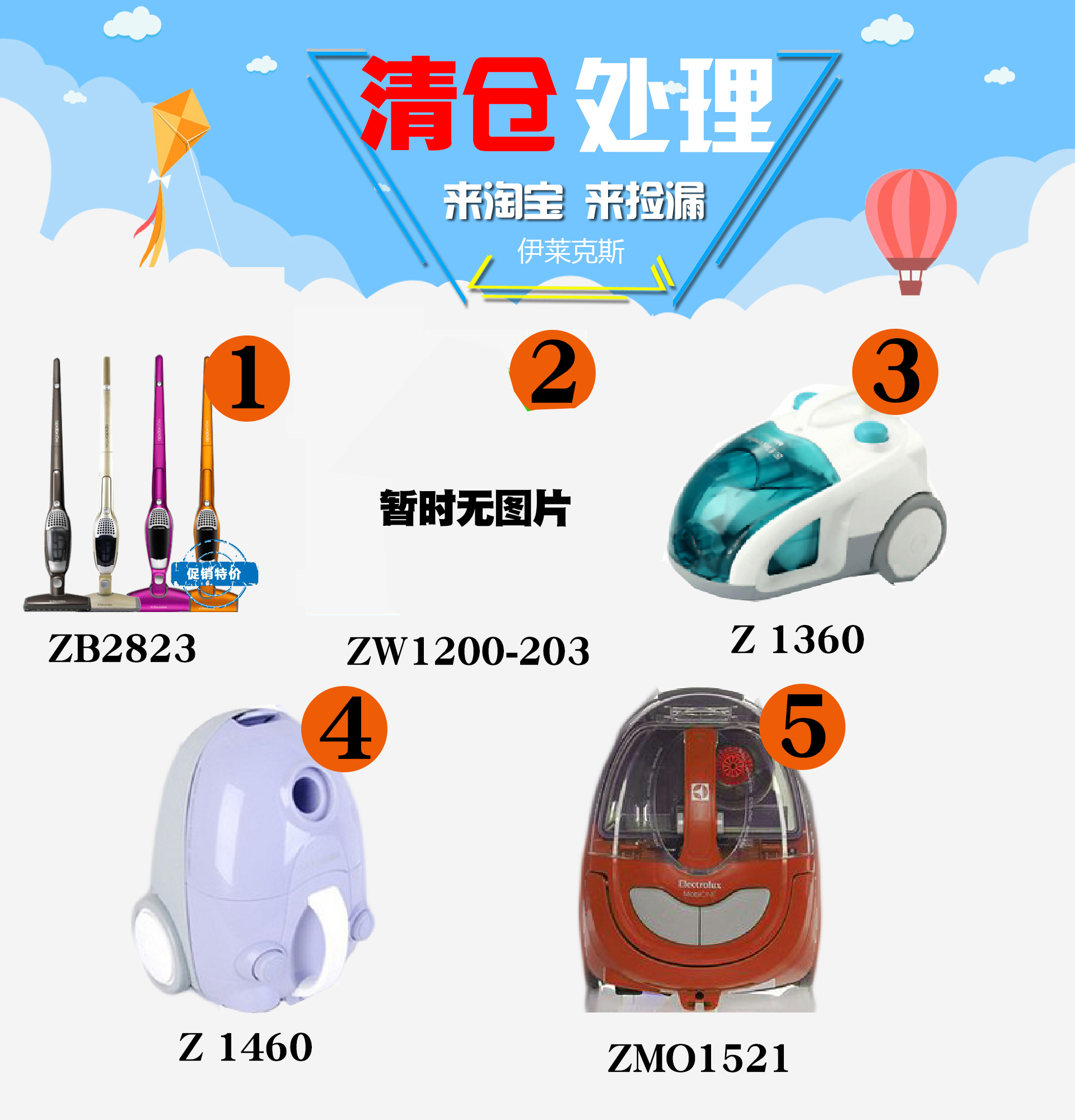 Electrolux/ÒÁÀ³¿Ë˹Ñù»úÎü³¾Æ÷ZTI7635ZW1100Z1460Z1360ZW1200