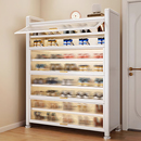 钢制鞋 架室内门口阳台入户玄关金属收纳置物柜子 柜家用一体多层鞋