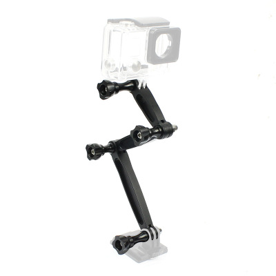 通用Gopro Hero 13/12相机头盔延长自拍臂 三合一延长杆延伸支架