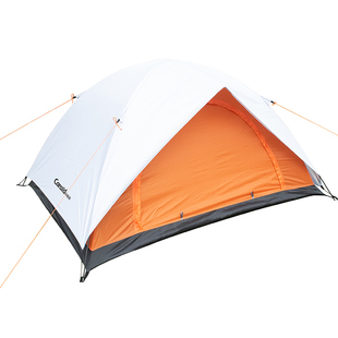 车管家 户外帐篷2-3人野营室内帐篷GJ-2204 白色