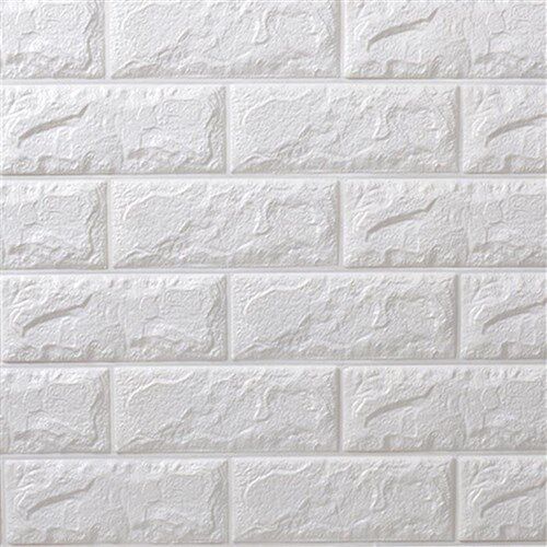 自粘墙纸复古白砖厨房宿舍饭店壁纸卧室后带胶q墙砖厨房壁纸防水