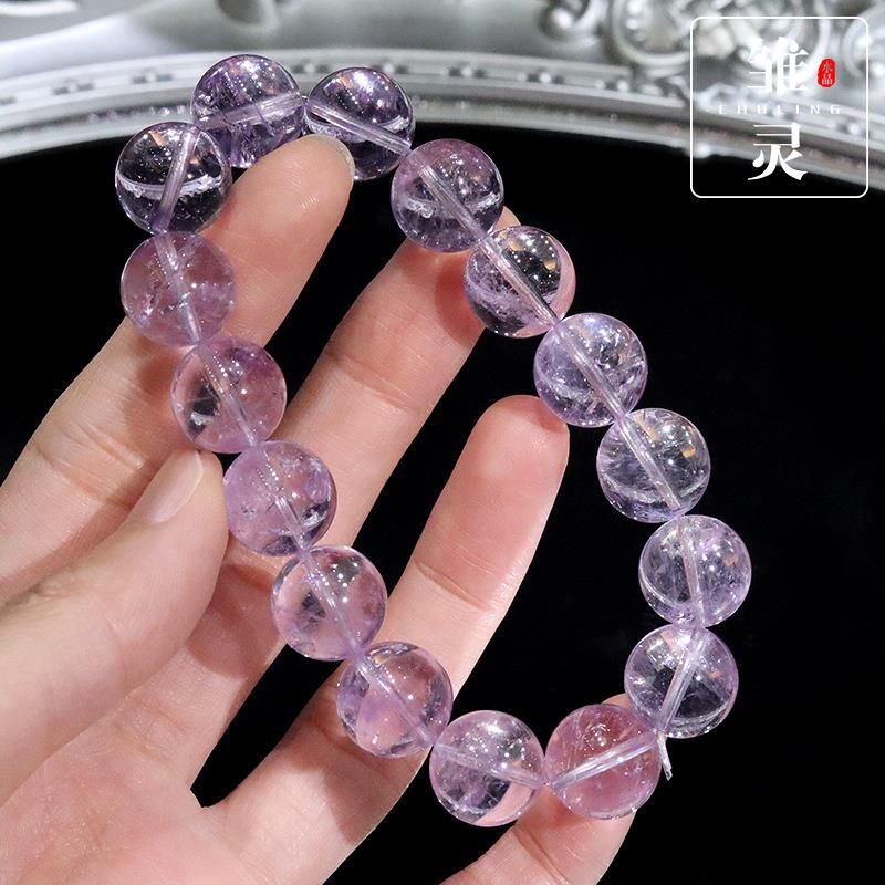 2026雏灵天然紫阿塞水晶珠子散珠 玻利维亚阿塞斯特莱水晶手串