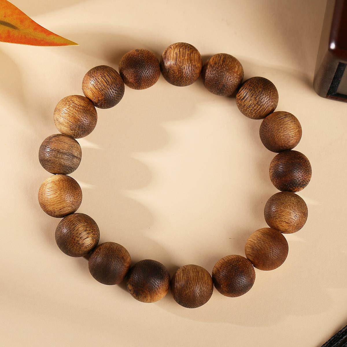 2026晶东珠宝 海南棋楠沉香味持久手串圆珠中国风佛珠手串