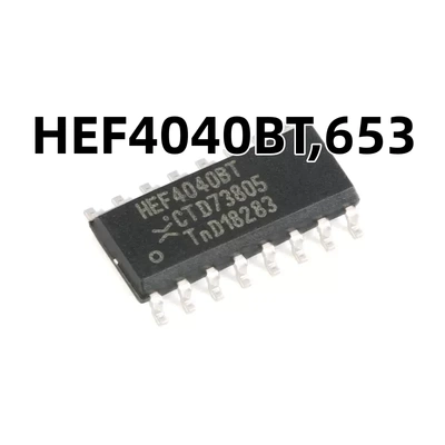 HEF4040BT,653 SOIC-16 12级二进制纹波计数器逻辑原装正品 芯片